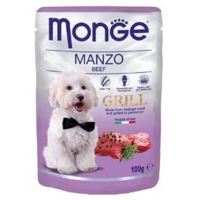 Monge Grill Dog hovězí 100g