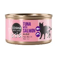 Cosma Thai/Asia tuňák s lososem v želé 85g