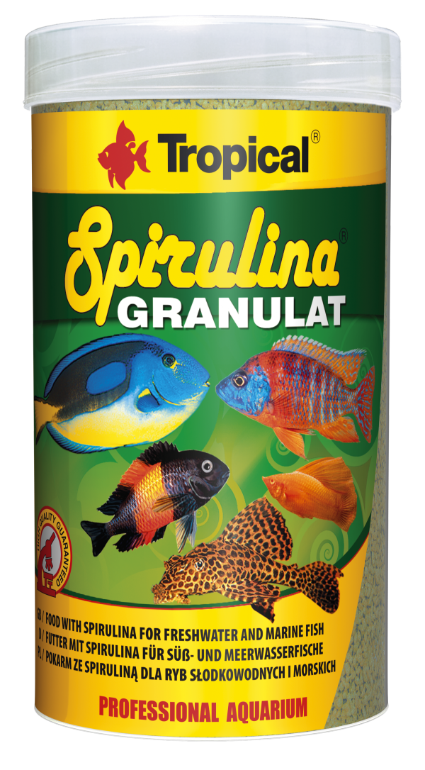 Kompletní krmivo Tropical pro býložravé a všežravé ryby žijících v sladkovodních i mořských akváriích. 100ml.