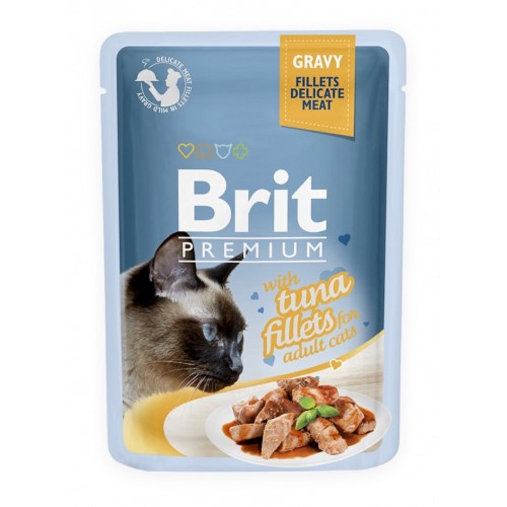 Brit Premium Cat Tuna Fillets & Gravy 85g