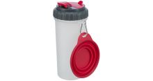 Trixie Travel bottle with integrated bowl 0.35l