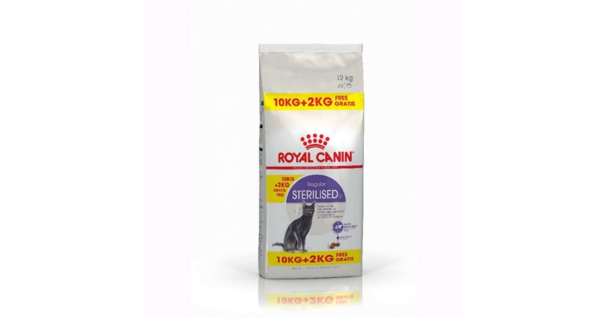 Trekken rek koelkast Royal Canin Sterilised 10+2kg gratis | RajenPets.cz
