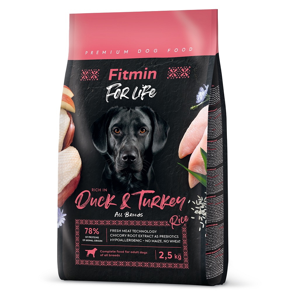 Fitmin For Life Dog Duck & Turkey 2,5kg