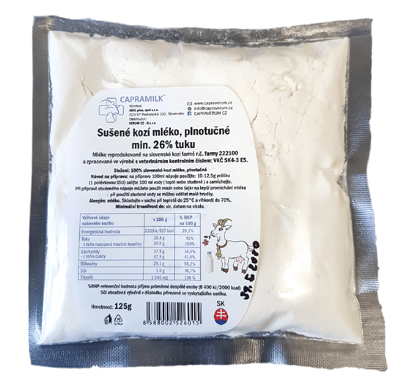 Capraverum Dried goat milk 250g