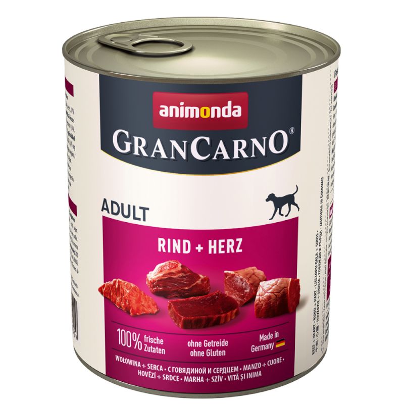 Animonda Gran Carno Adult Beef & Heart 800g