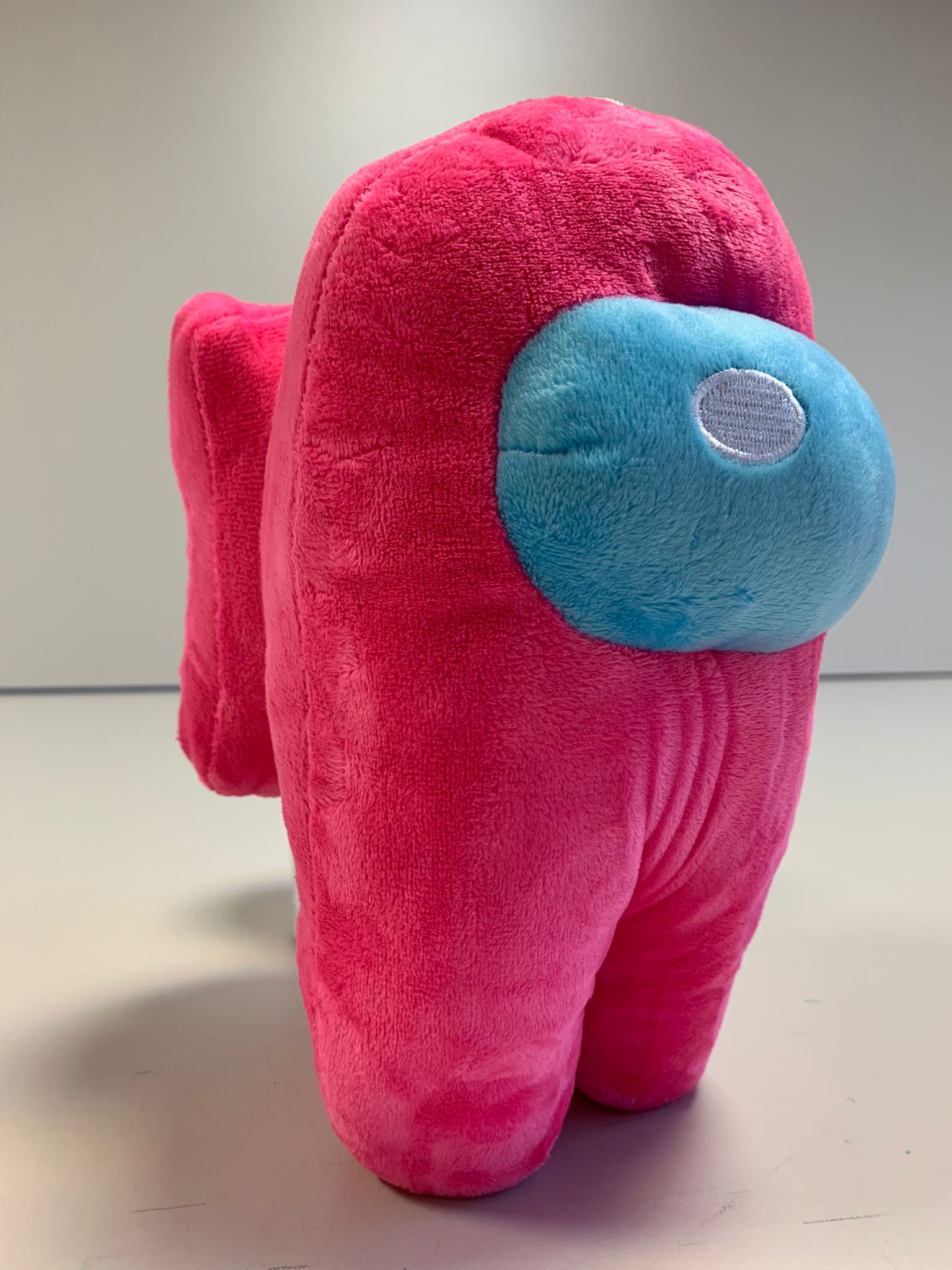 Plush character from the game Among Us, big, pink