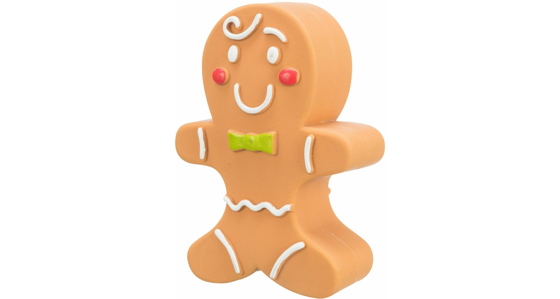 Trixie Christmas gingerbread-figures with sound, latex, 11cm