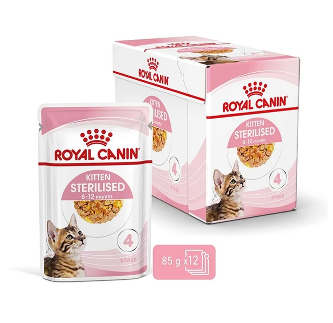 Royal Canin Kitten Sterilised želé 12x85g