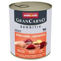 Animonda GranCarno Sensitiv Adult kuře s bramborami 800g