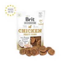 Snack Brit Jerky Chicken with Insect Meaty Coins 200g
