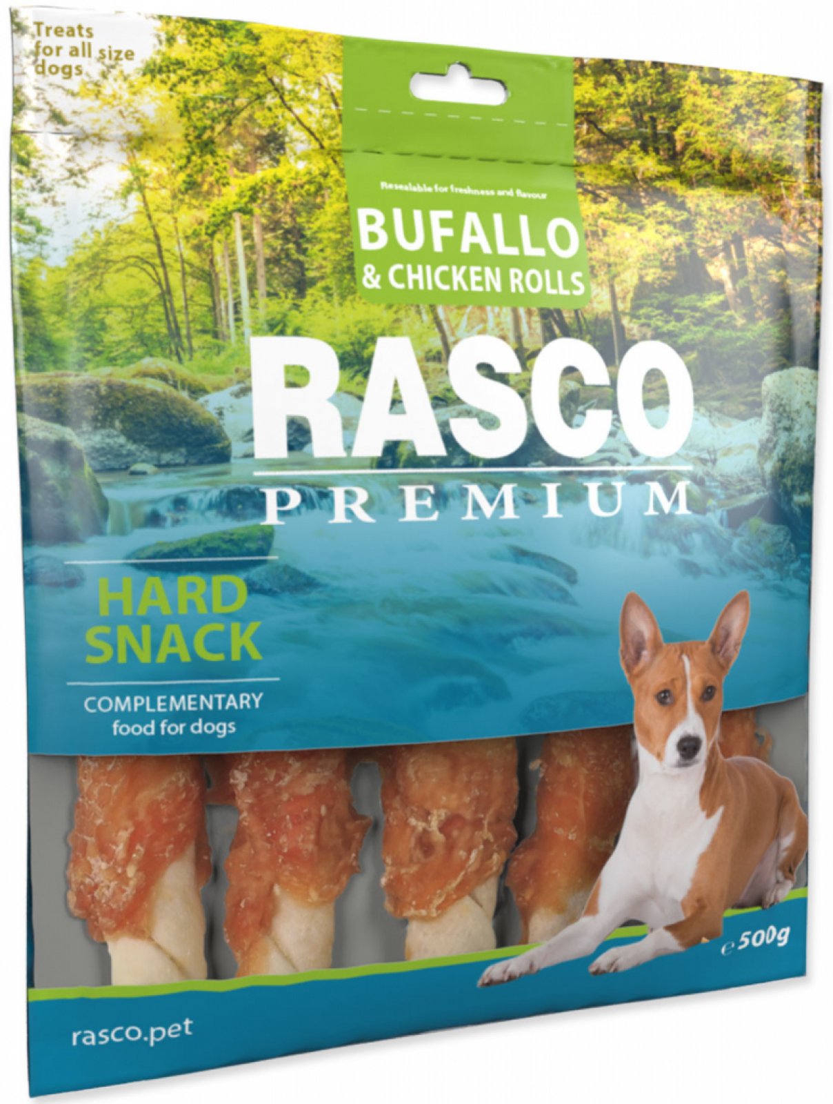 Rasco Premium stick of buffalo wrapped in chicken meat 500g