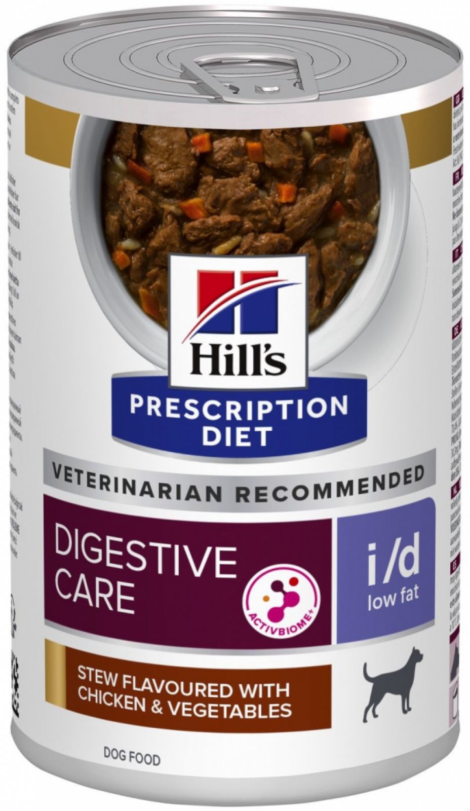 Hill’s Prescription Diet I/D Stew Low Fat with Chicken Rice & Vegetables 354g