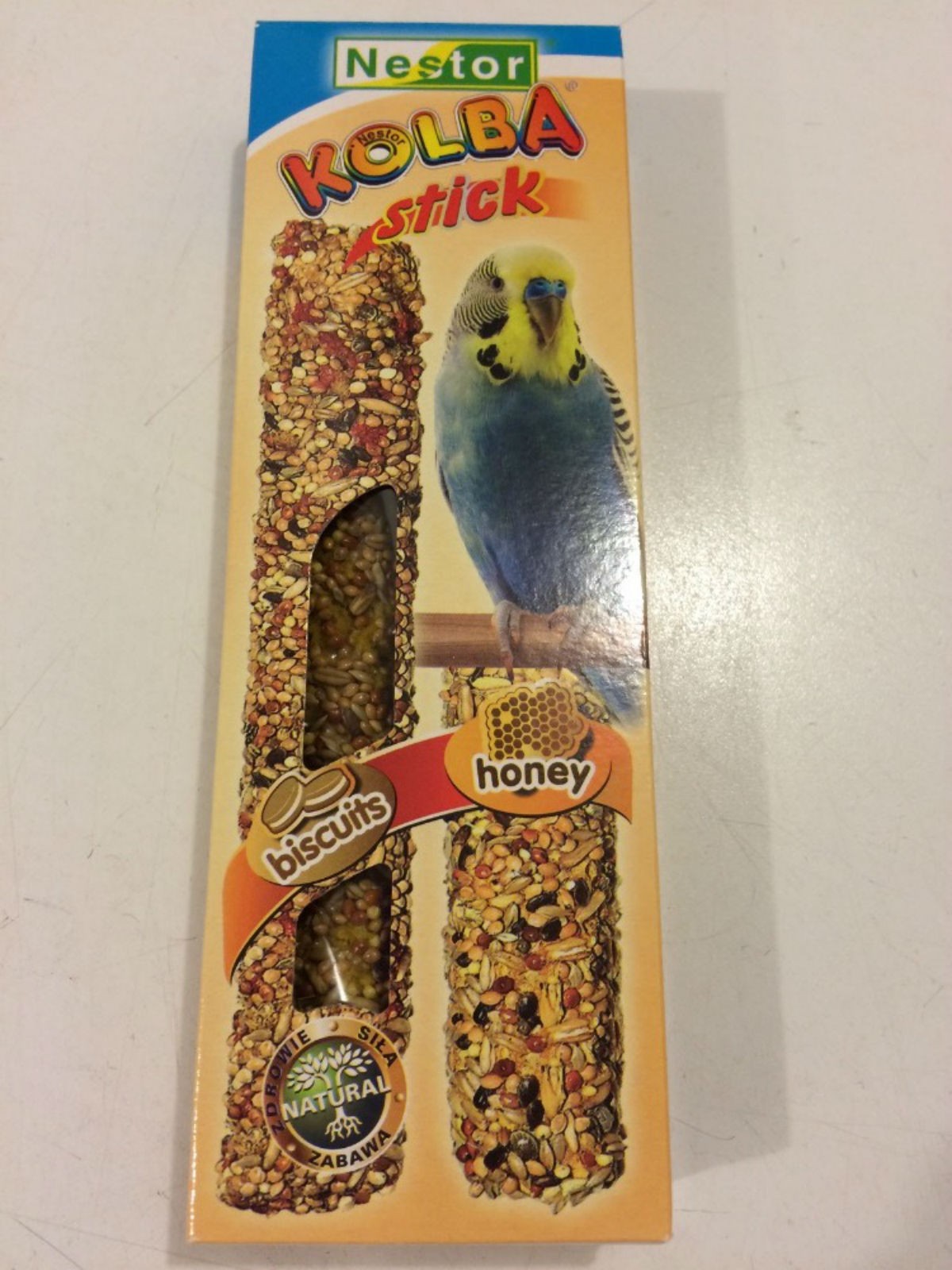 Nestor sticks for budgies with honey and biscuit