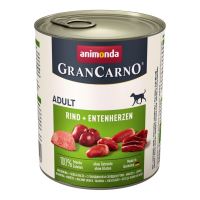 Animonda Gran Carno Adult hovězí &amp; kachní srdce 800g