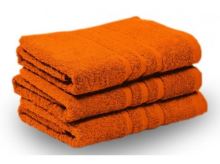 KLASIK PROUŽEK towel and bath towel orange