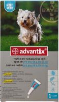 Bayer Advantix Spot On for dogs 4-10kg 1x1ml
