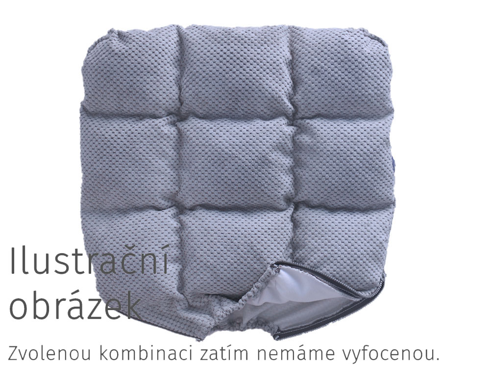 Pillow wrap for a square-shaped shelf, color E02