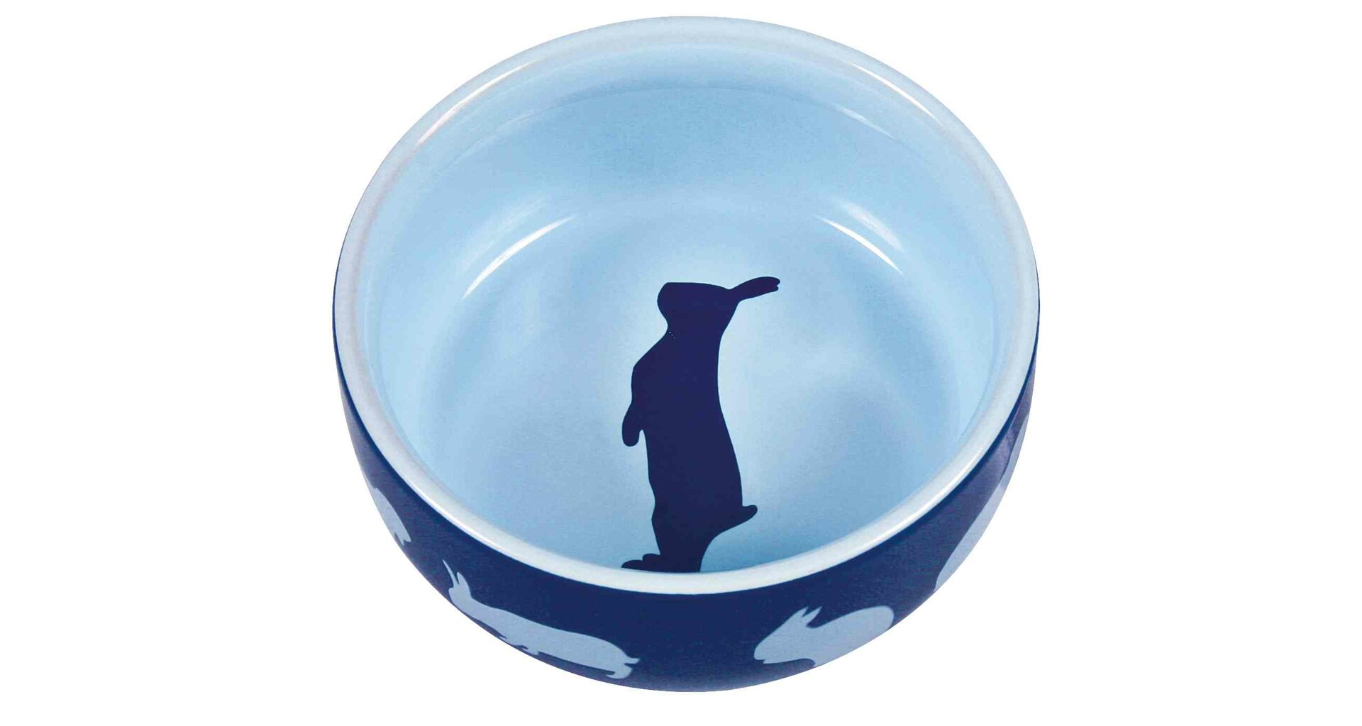 Trixie ceramic bowl with a silhouette of a rabbit 250 ml, 11 cm