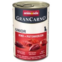 Animonda Gran Carno Junior hovězí &amp; krůtí srdce 400g