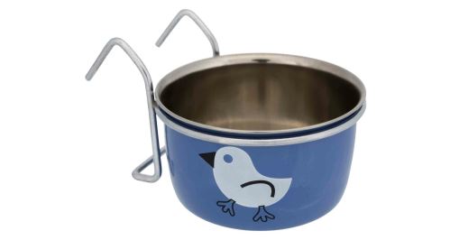 Trixie stainless steel bowl with a bird motif 8cm / 200ml
