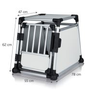 Trixie Aluminum transport cage 55x62x78cm
