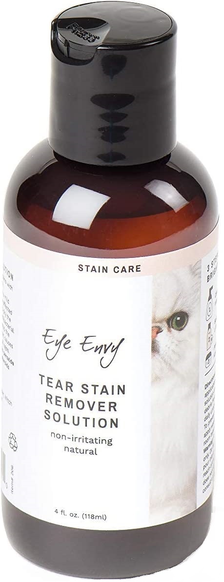 Eye-Envy solution for removing eye stains for cats