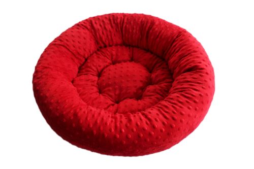 Rajen round cat bed 50cm, burgundy bubbles