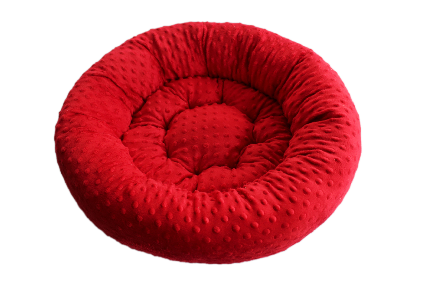 Rajen round cat bed 50cm, burgundy bubbles