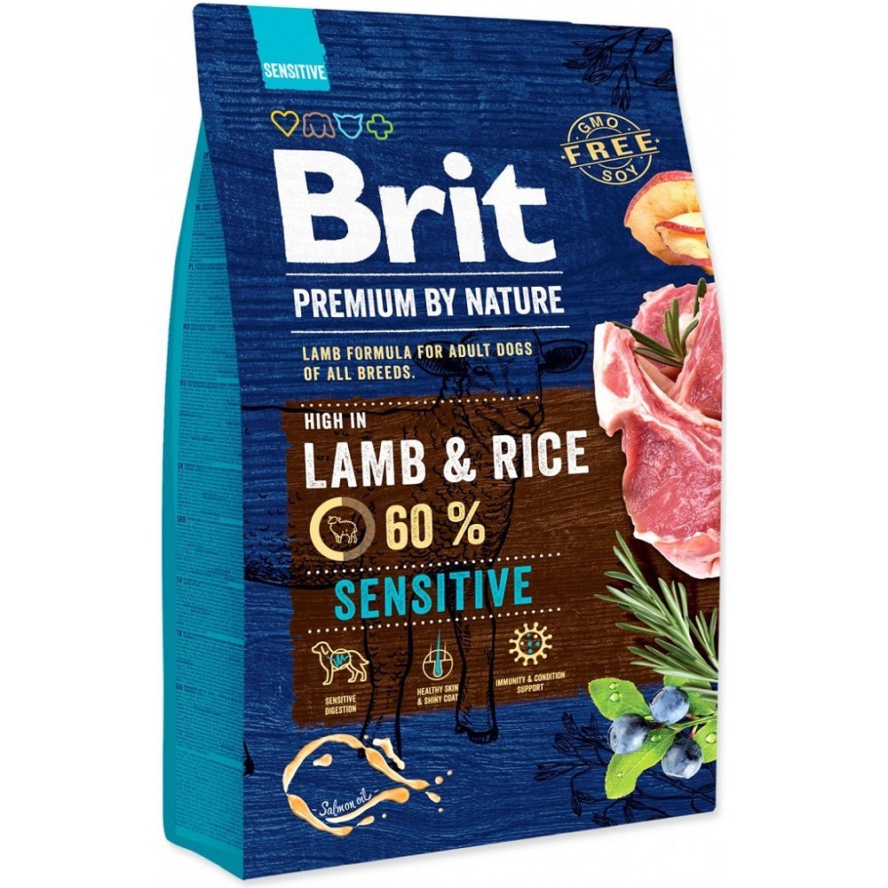Brit 3kg Premium Nature Sensitive Lamb + Rice