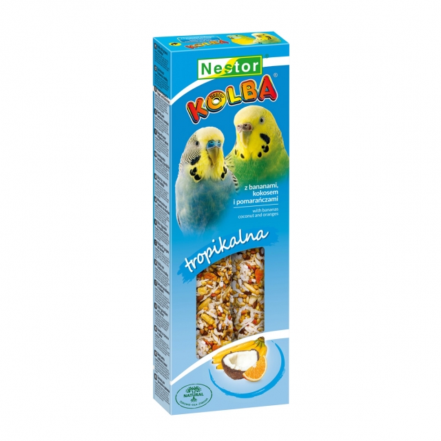 Nestor sticks for small parrots with tropical fruit 2 pcs