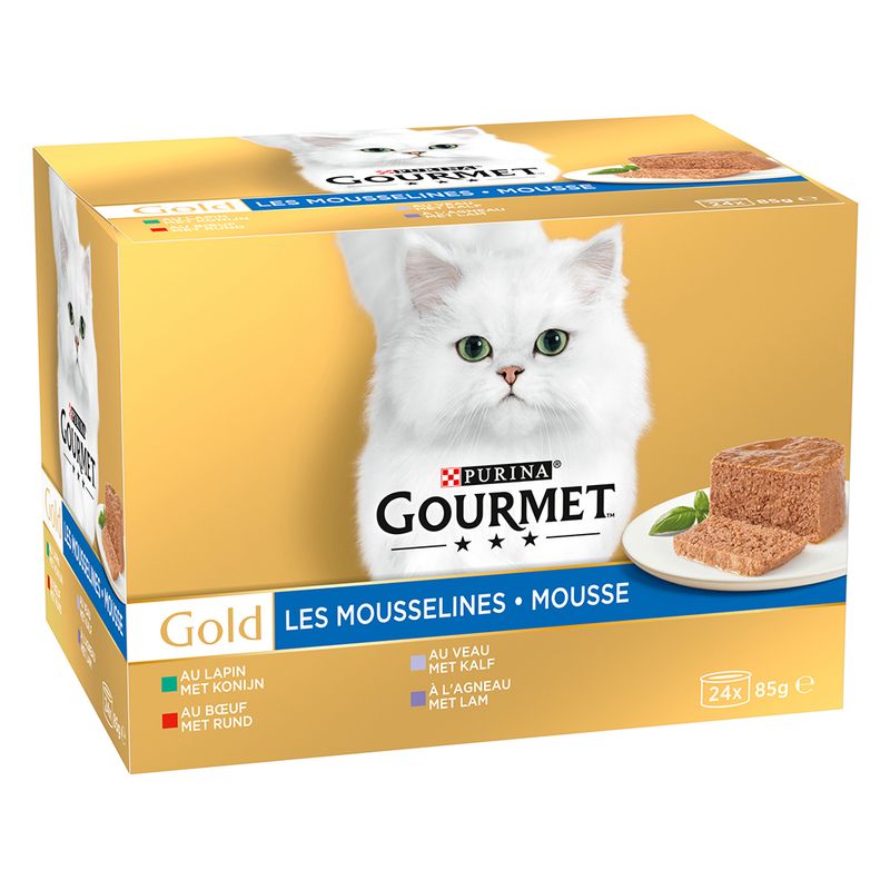 Gourmet Gold jemná paštika mix 24x85g