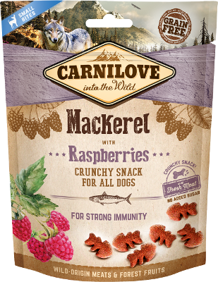 Carnilove Dog Crunchy Snack Mackerel & Raspberries 200g