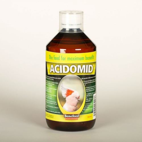 Acidomide E bacterial prevention for exotic 500ml