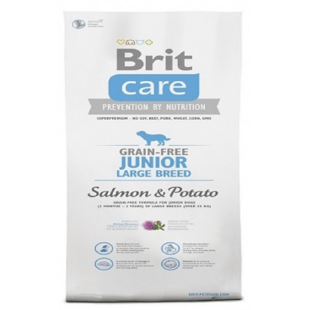 Brit Care Grain-Free Junior LB Salmon & Potato 12kg