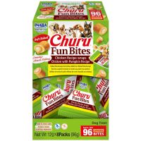 Cat Churu Fun Bites - Chicken Recipe wraps Chicken with Pumpkin Recipe 8x12g