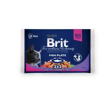 Brit Premium Cat Pouches fish variation 4x100g