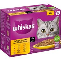 Whiskas 1+ Adult poultry selection in jelly 12x85g