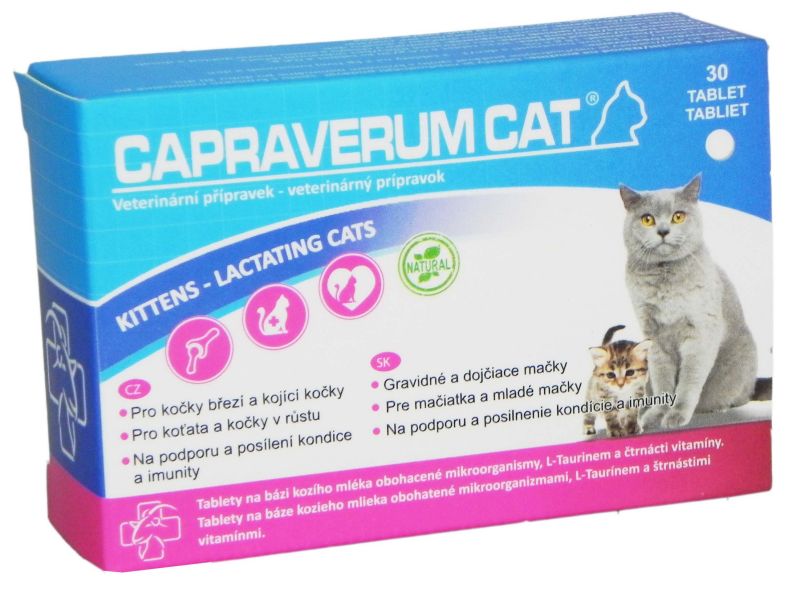 Capraverum Cat Kittens - Lactating cats for kittens and nursing cats Expires 10/2022!!!