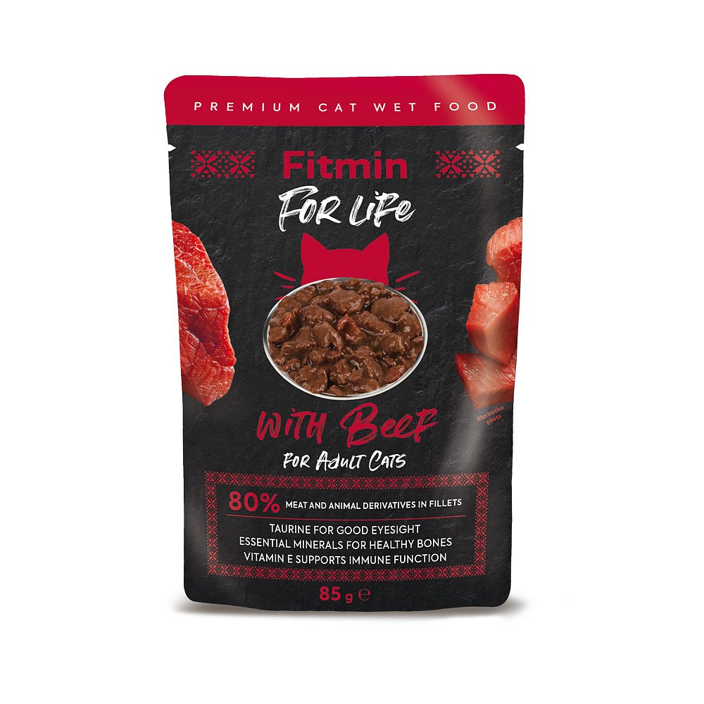 Fitmin For Life Cat beef 85g