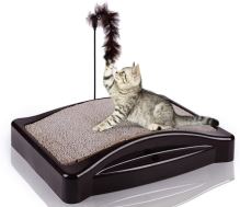 Škrábací deska pro kočky se šantou 44x34cm