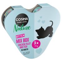 Cosma Nature Kitten box 3x70g