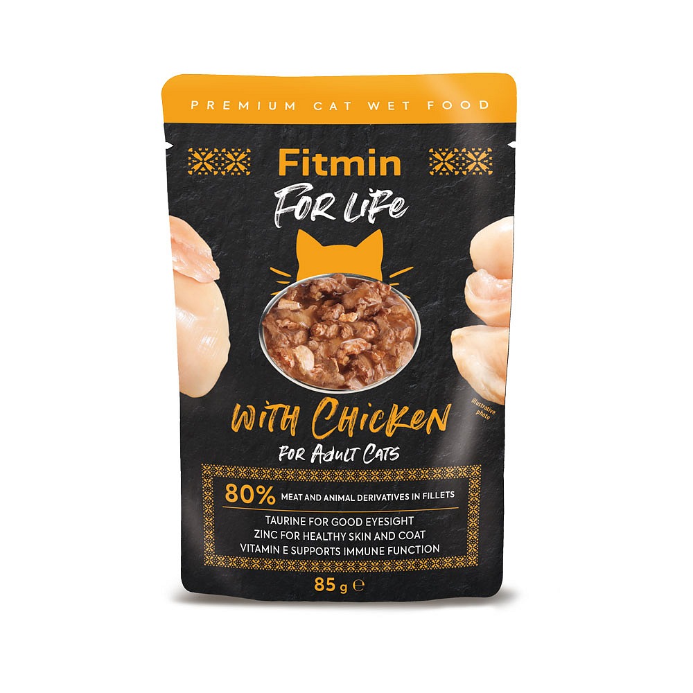 Fitmin For Life Cat kuřecí 85g