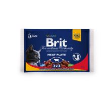 Brit Premium Cat Pouches meat variation 4x100g