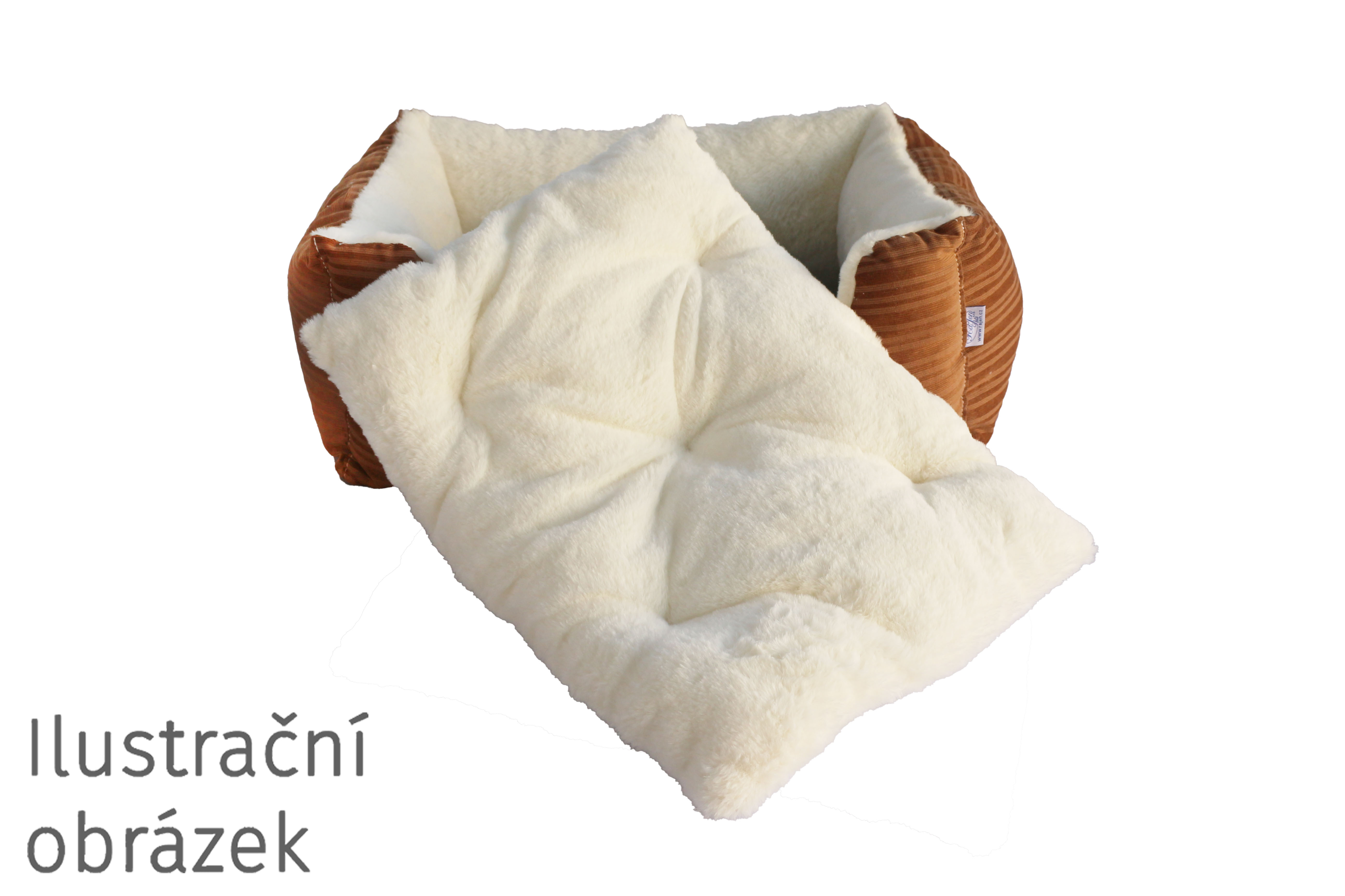 Rajen dog bed lined with plush 64x40cm, theme P-28/K-43 (4)