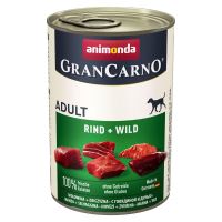 Animonda Gran Carno Adult hovězí &amp; zvěřina 400g