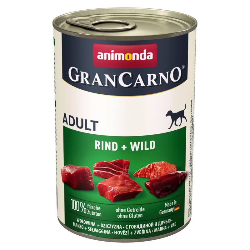 Animonda Gran Carno Adult hovězí & zvěřina 400g