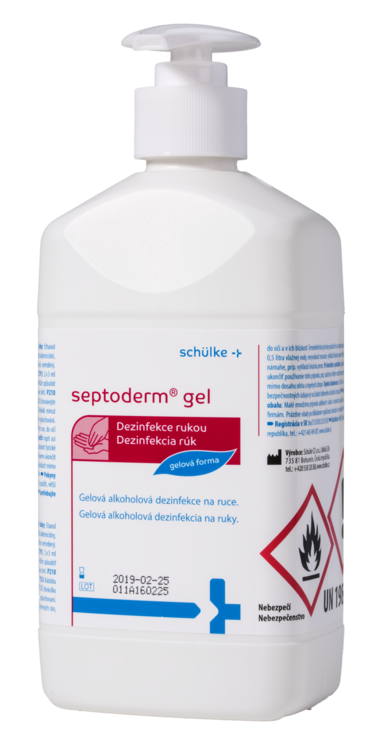 Septoderm Gel gelová dezinfekce na ruce 500ml
