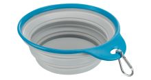 Trixie travel silicone bowl with hard rim 1l/18cm