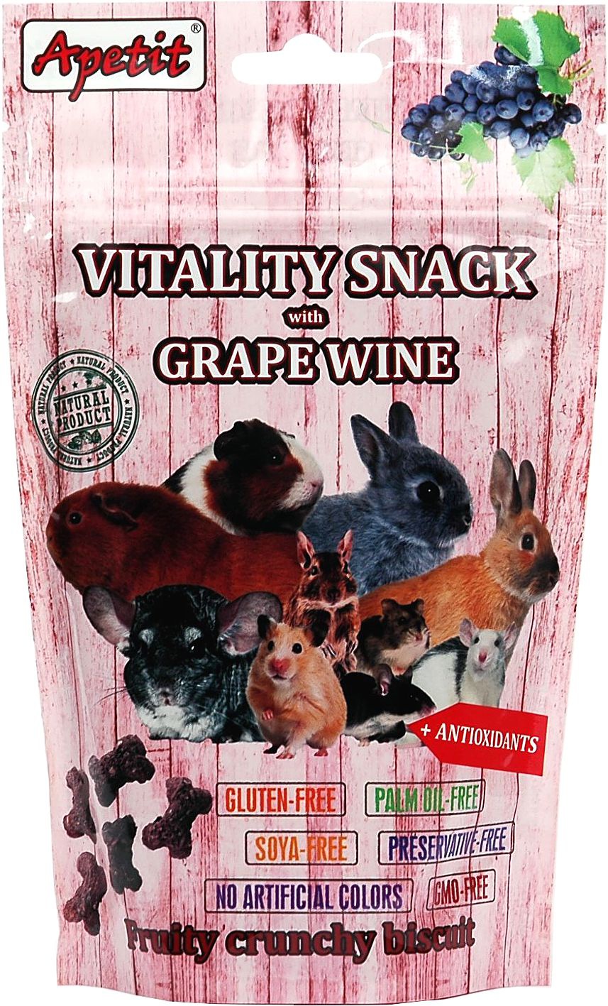 Apetit - Vitality Snack s hroznovým vínem 80g