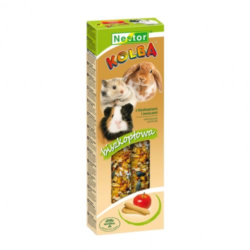 Nestor bars for rodents with sponge and fruit 2 pcs